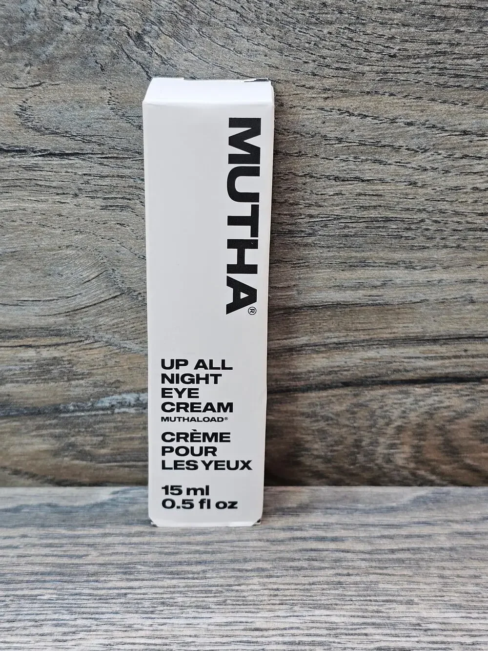 MUTHA Up All Night Eye Cream 0.5 fl oz 15 mL Full Size NEW IN BOX